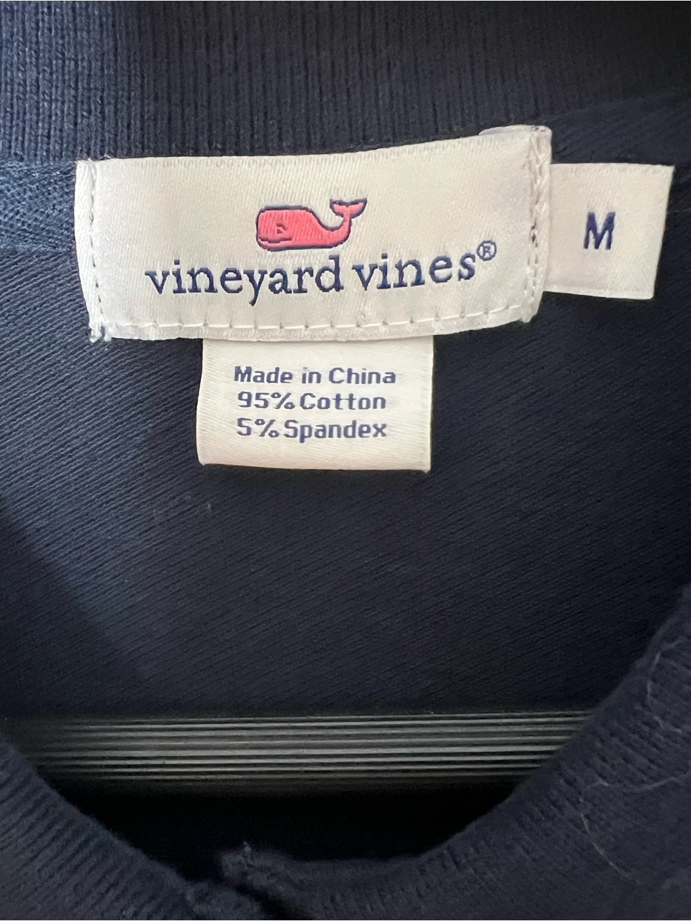Vineyard Vines Women’s Navy Blue Embroidered Whale Shirt Sleeve Polo - Picture 4 of 4